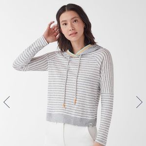 Splendid X Gray Malin Seaside Stripe Hoodie, Large